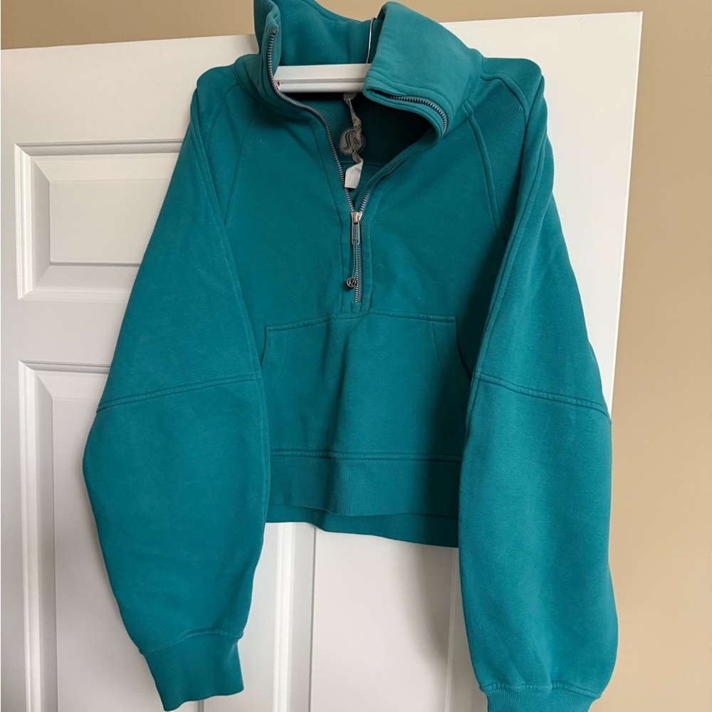 lululemon athletica Teal Cowl Neck Sweater. Size XS/S. Barely worn. Very soft.